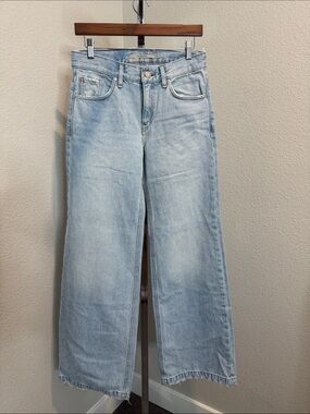 Hudson Jeans Light Blue Wide-Leg Women's Jeans